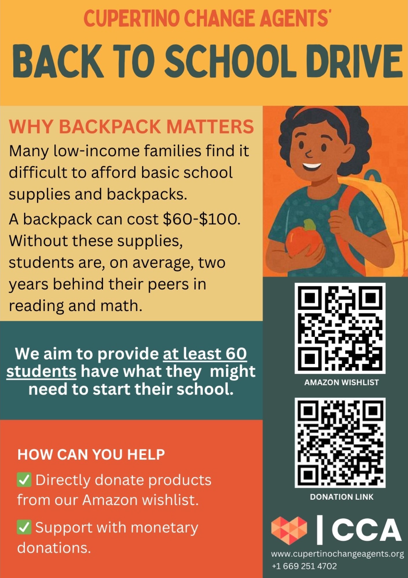 Brushes Back to School Drive Fundraiser